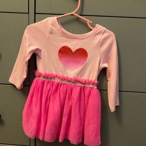Pink 12-month-old girl dress